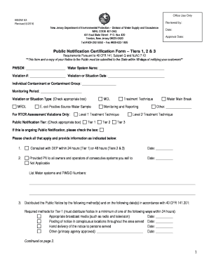  New Jersey Department of Environmental Protection Division of Water Supply and Geoscience 2016-2024