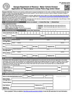  Address, or Change of License Plate Classification 2016-2024