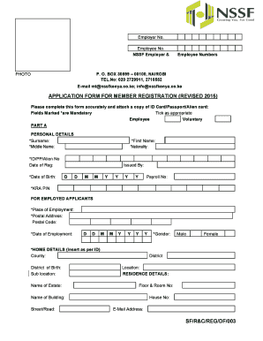  Nssf Online Registration 2015-2024