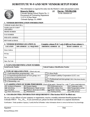 This Information is Required for Entry into the Districts Order and Payment System