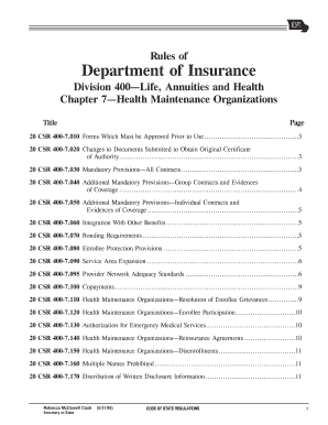 Get and Sign Chapter 7Health Maintenance Organizations 1998-2022 Form