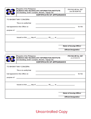 Dost Medical Certificate  Form