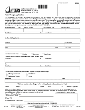 F251 Notice of Intention to File an Application for a Vested  Form