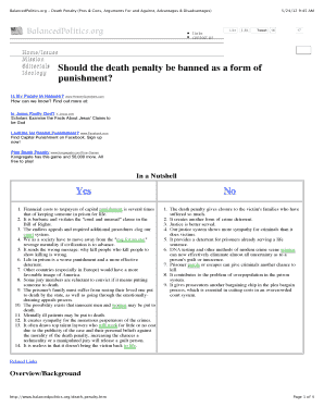 Balancedpolitics Org Deathpenalty  Form