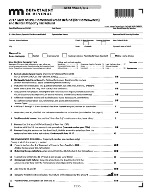 Rent credit form 2018