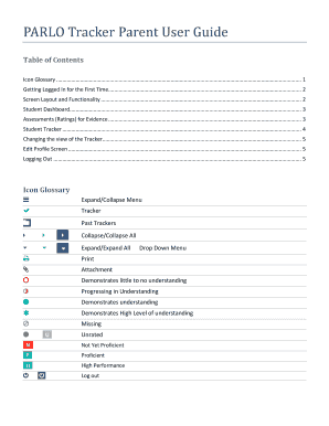 Parlo Tracker  Form