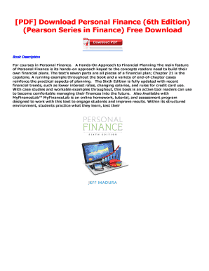 Personal Finance Madura PDF  Form