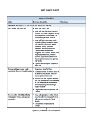 Internal Audit Charter Template Word  Form