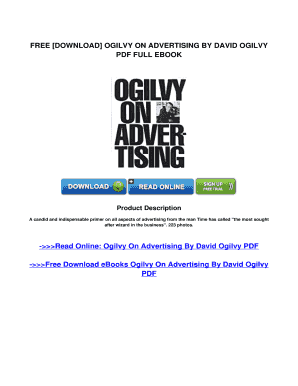 Ogilvy on Advertising PDF  Form
