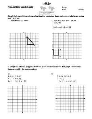 Translation Worksheet Answer Key  Form