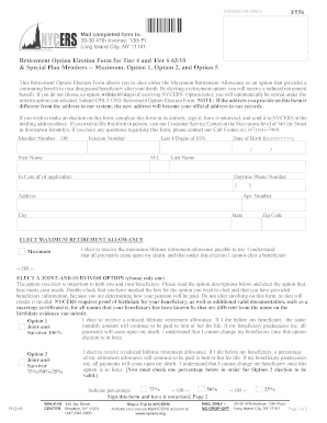  Nycers Form F556 2016-2024