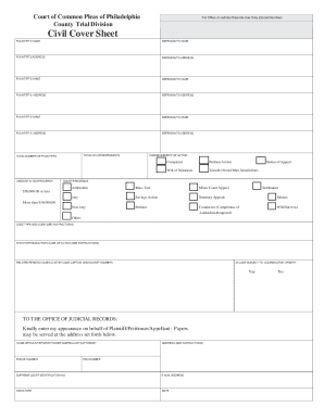 Pa Quiet Title  Form