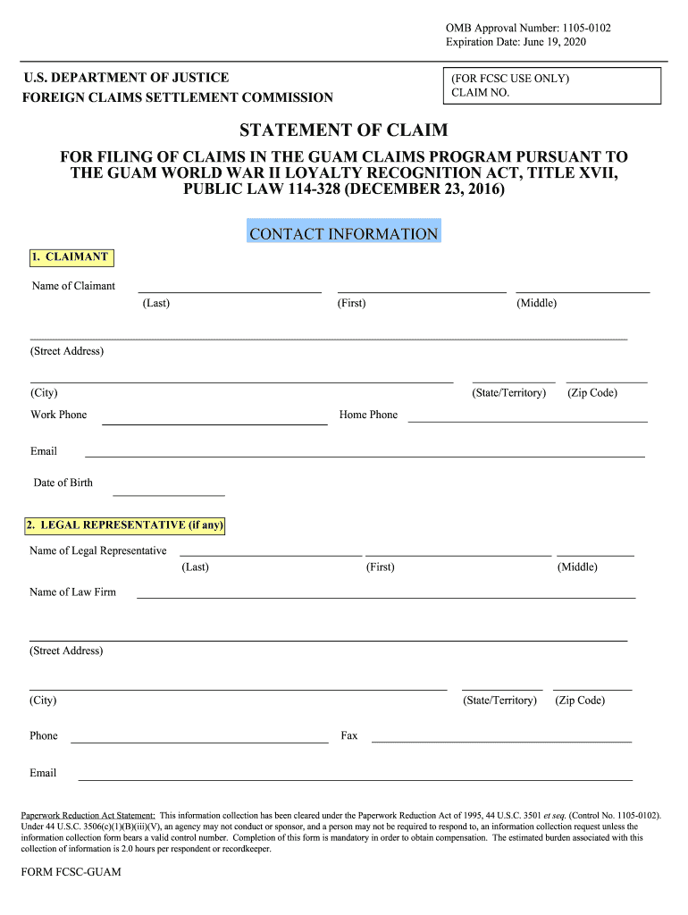 OMB Approval Number 1105 0102  Form