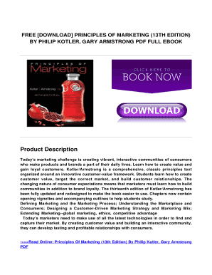 Marketing an Introduction 13th Edition PDF  Form