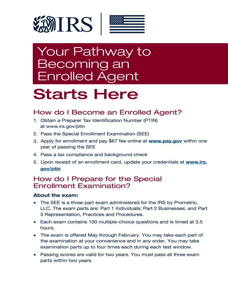  Publication 5279 5 Your Pathway to Becoming an Enrolled Agent Starts Here 2020
