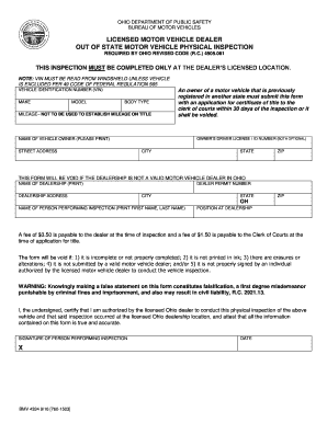 LICENSED MOTOR VEHICLE DEALER  Form