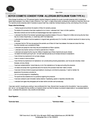  Consent Form Allergan