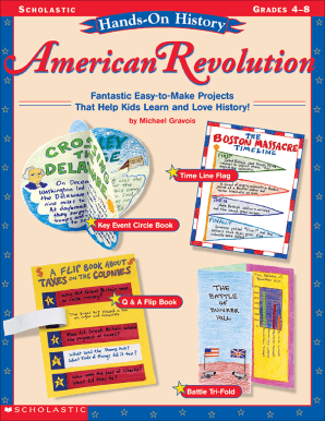 Hands on History American Revolution Michael Gravois, Scholastic Teaching Resources  Form