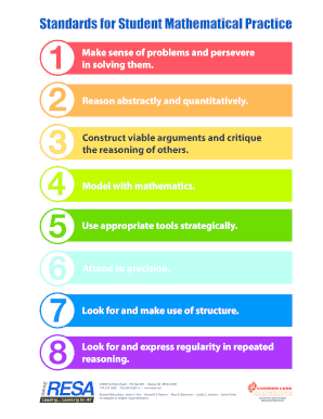 Standards of Mathematical Practice  Form