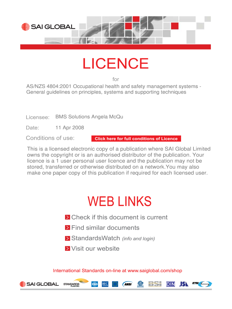 As Nzs 4804 Download  Form