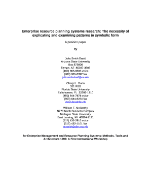 Position Paper Template Word  Form