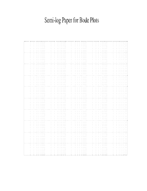 Bode Plot Graph Paper PDF  Form