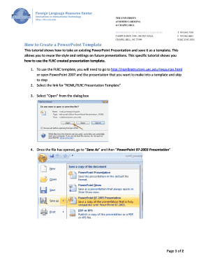 Template PPT  Form