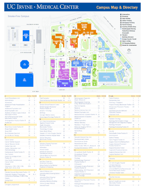 Uci Medical Center Map  Form