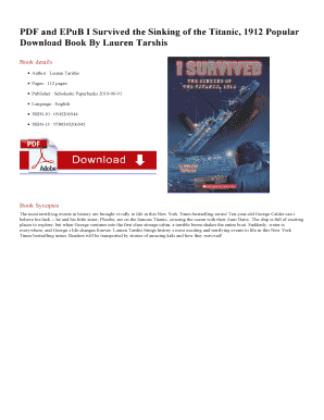 I Survived the Titanic PDF  Form