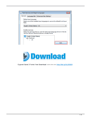 Gujarati Saral 1 Font Keyboard Layout PDF  Form