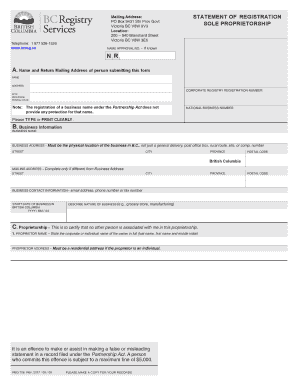  the Registration of a Business Name under the Partnership Act 2017-2024