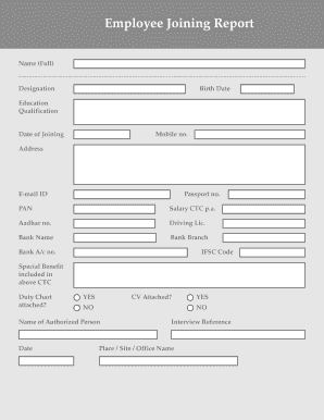 Joining Form PDF
