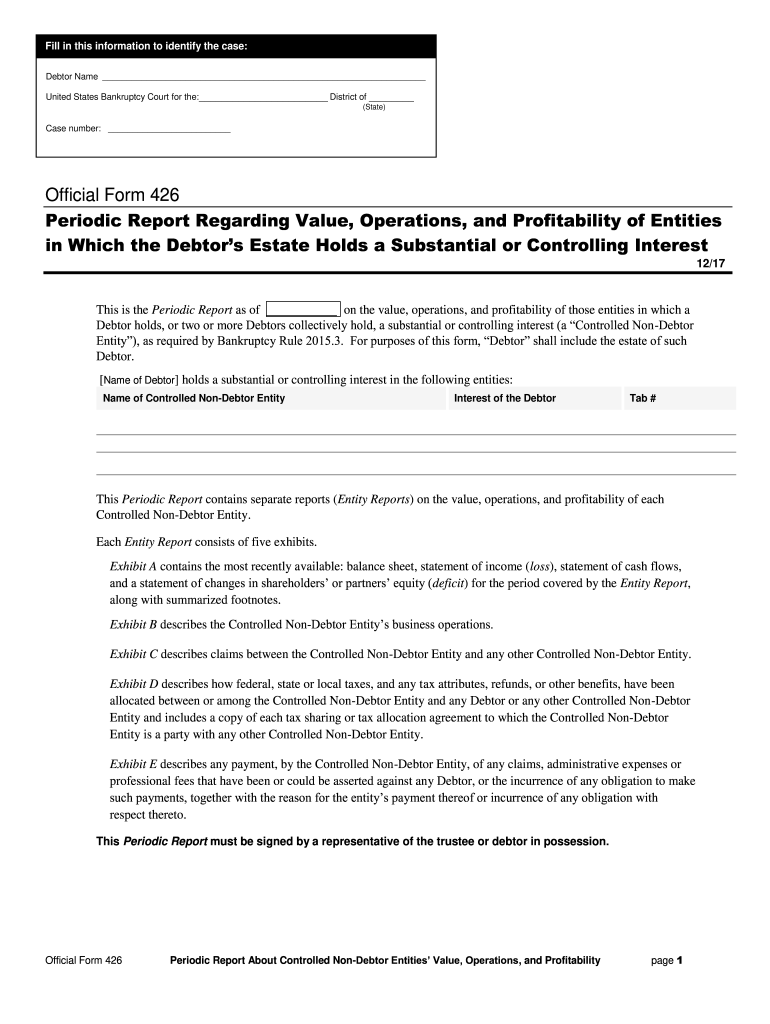 Form 426 Complete With Ease AirSlate SignNow