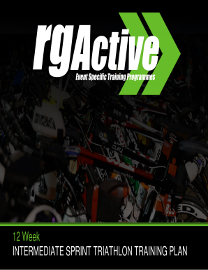 Rg Active Half Ironman Training Plan  Form