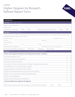 Get and Sign Referee Report Form 2016-2022