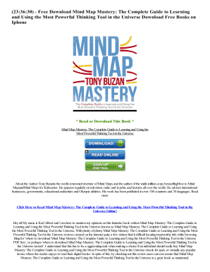 Mind Map Mastery PDF  Form