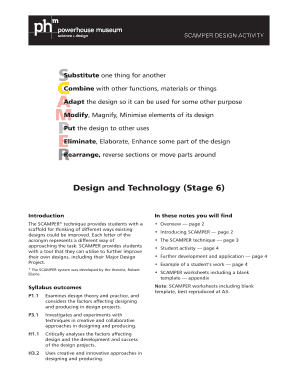 SCAMPER DESIGN ACTIVITY  Form