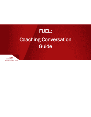 FUEL Coaching Conversation Guide  Form