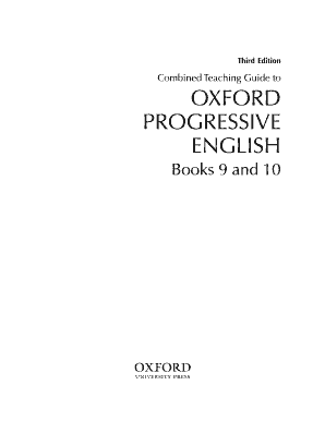 Oxford Progressive English Book 9 PDF  Form