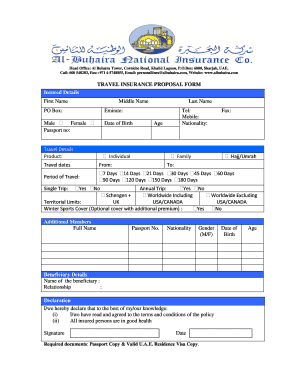 Al Buhaira Claim Form