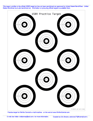 Usbr Targets  Form