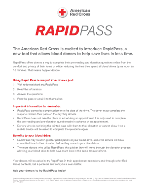Red Cross Rapidpass  Form