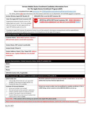 Verizon Wireless Com  Form