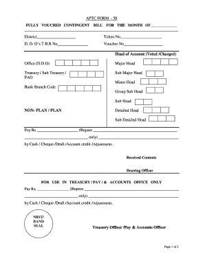 Form 58 Telangana