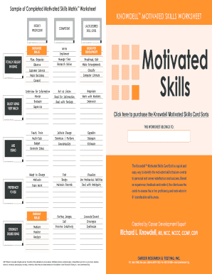 Motivated Skills Card Sort PDF  Form