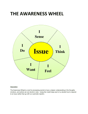 Awareness Wheel PDF  Form