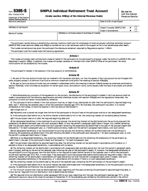  Form 5305 Simple 2016