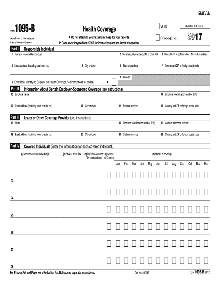  Form 1095b 2017