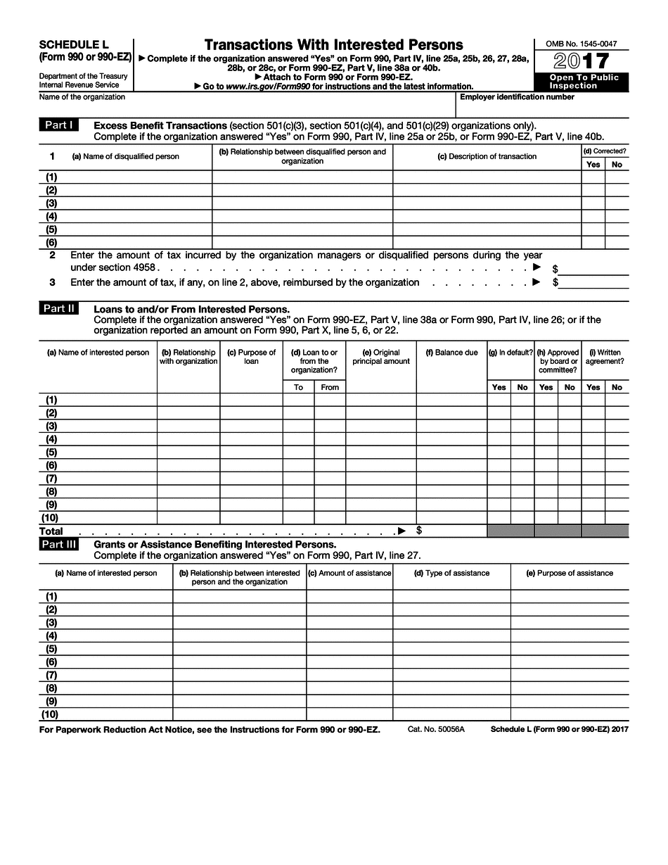  990 Form 2017