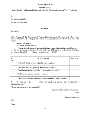 Gst Pct 05 in Word Format